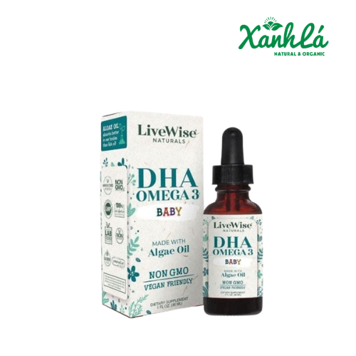 DHA Omega 3 dạng giọt Live Wise Baby DHA