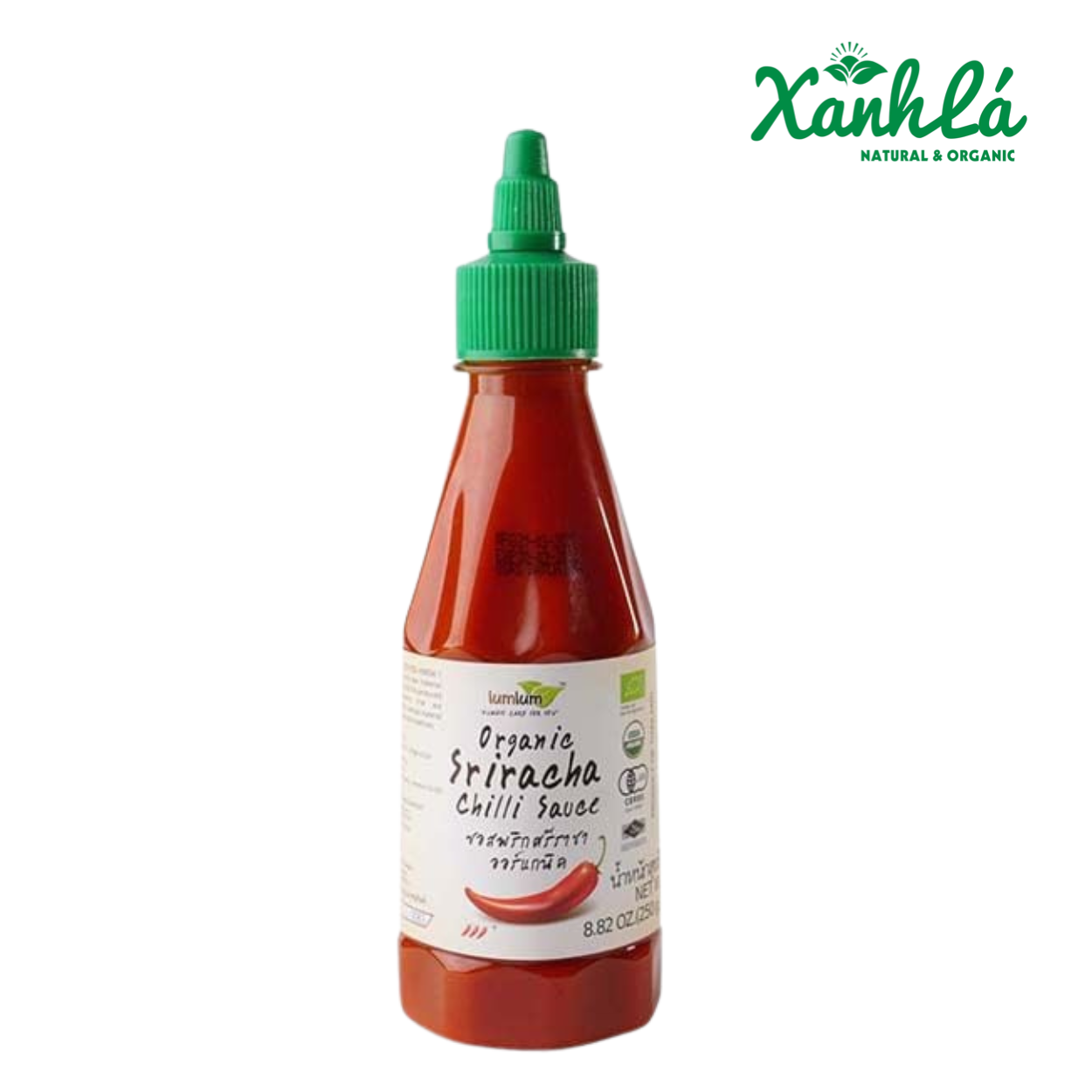 Tương ớt Sriracha hữu cơ Lum lum 250gr