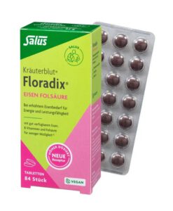 Viên nang bổ sung Sắt acid folic và Vitamin B Salus Floradix 84 viên