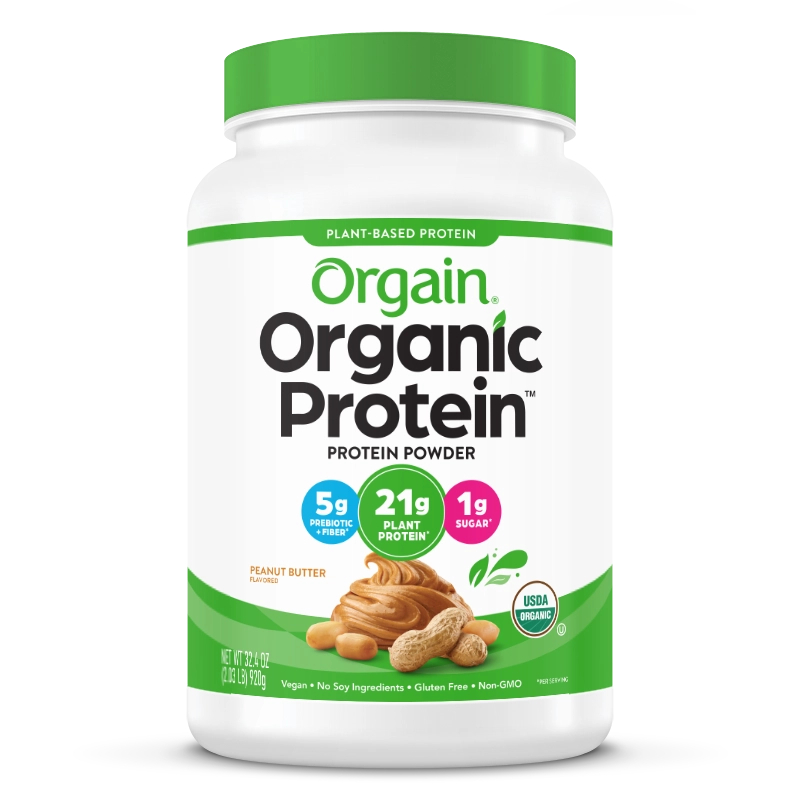 Protein hữu cơ Orgain Organic vị Bơ Lạc 920gr