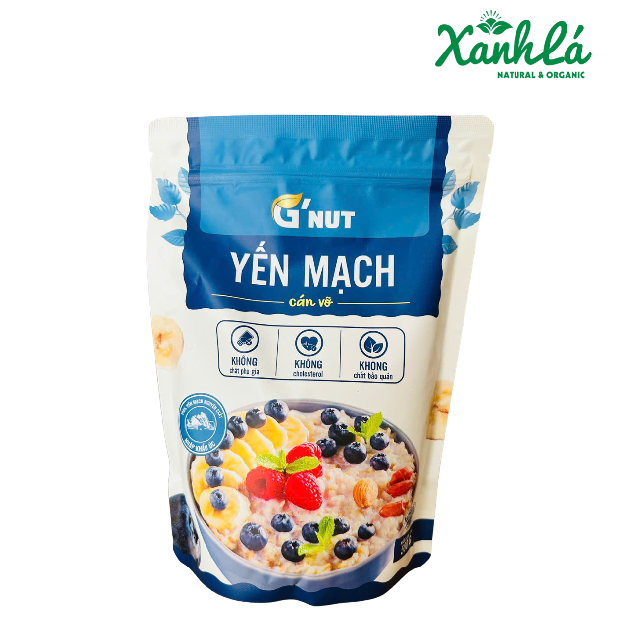 Yến Mạch Cán Vỡ G'nut 500gr ( Túi )