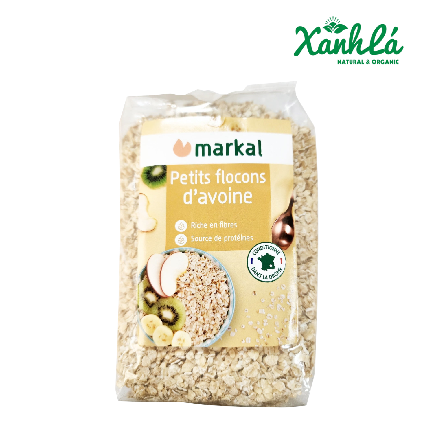 Yến Mạch cán mỏng hữu cơ Markal 500gr