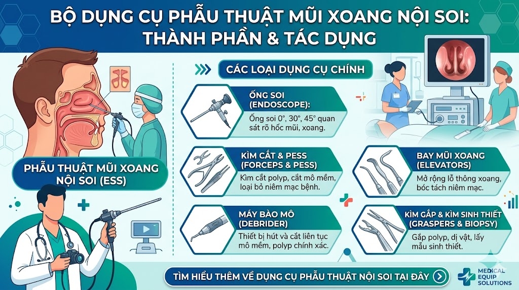 DỤNG CỤ PHẪU THUẬT MŨI XOANG | CCI MEDICAL TECHNOLOGY
