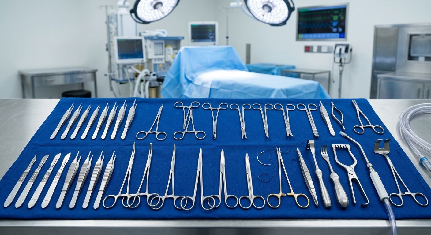 Các dụng cụ phẫu thuật không thể thiếu trong phòng phẫu thuật