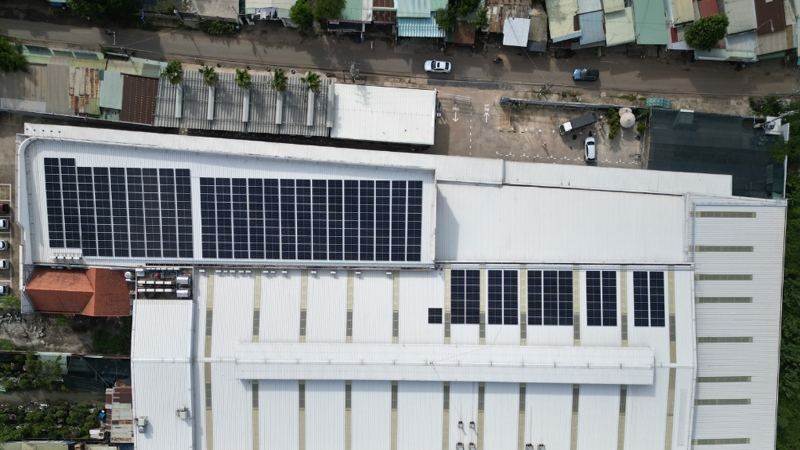 Lắp Điện Mặt Trời Cho Doanh Nghiệp Hệ 211KWP tại Toyota Long Thành