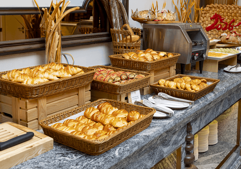 Buffet sáng đa dạng