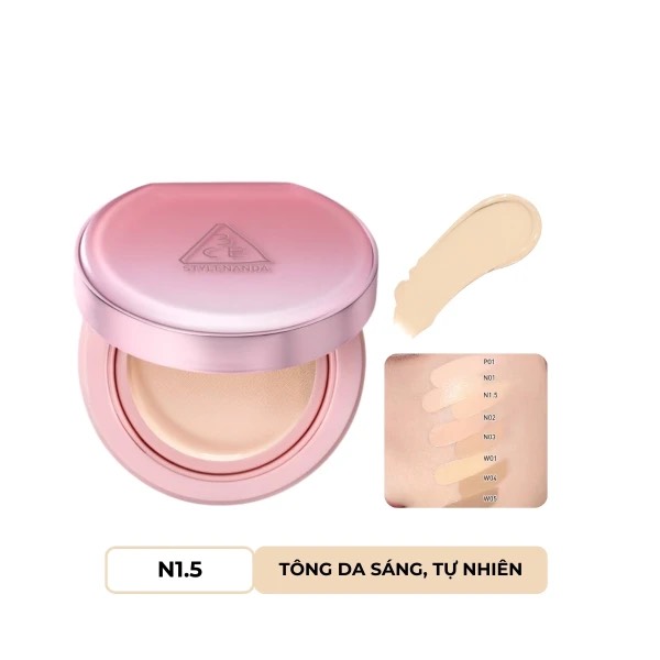 PHẤN NƯỚC 3CE FITTING MESH COVER CUSHION