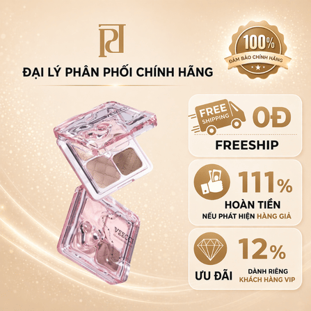 Bảng phấn mắt VEECCI CLASSIC 4-COLOR EYESHADOW PALETTE