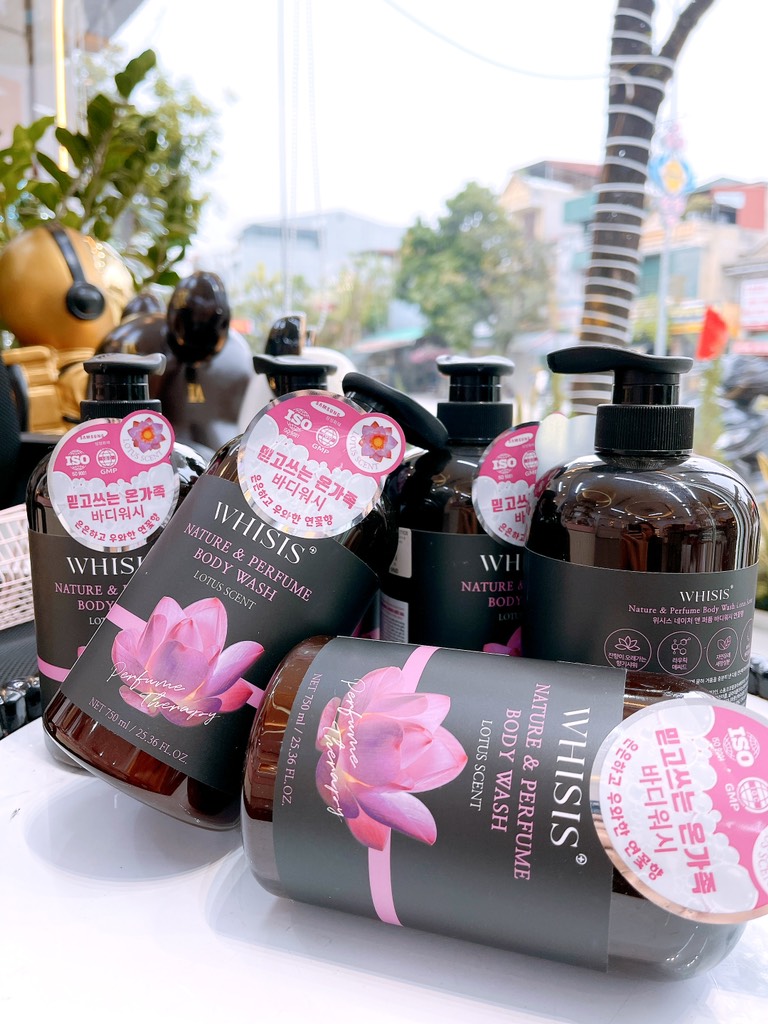 SỮA TẮM WHISIS THIÊN NHIÊN & HƯƠNG NƯỚC HOA