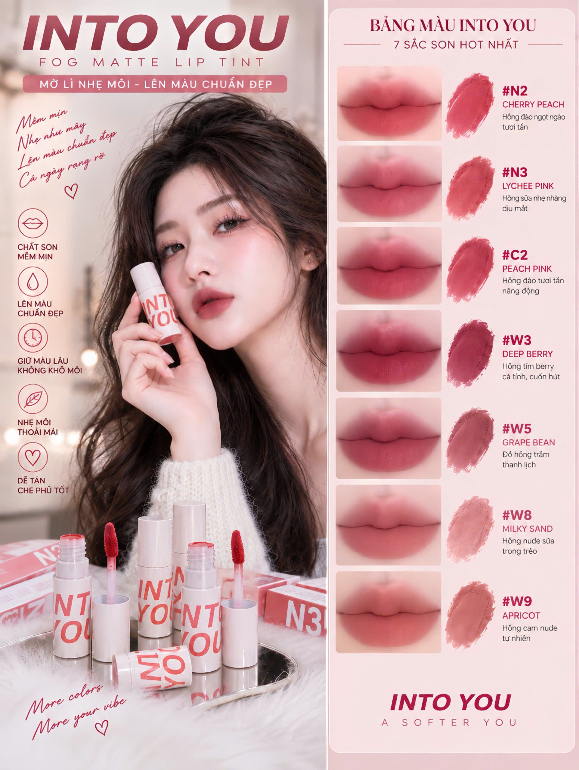 Son Kem Lì INTO YOU CUSTOMIZED AIRY LIP MUD