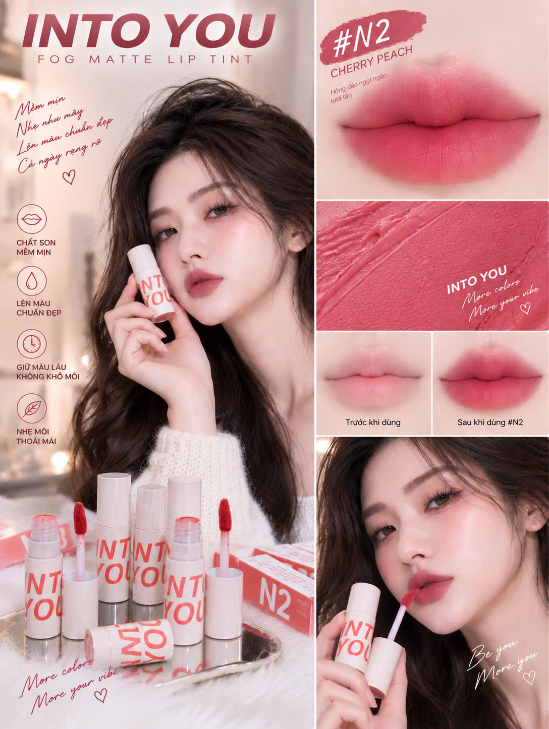 Son Kem Lì INTO YOU CUSTOMIZED AIRY LIP MUD