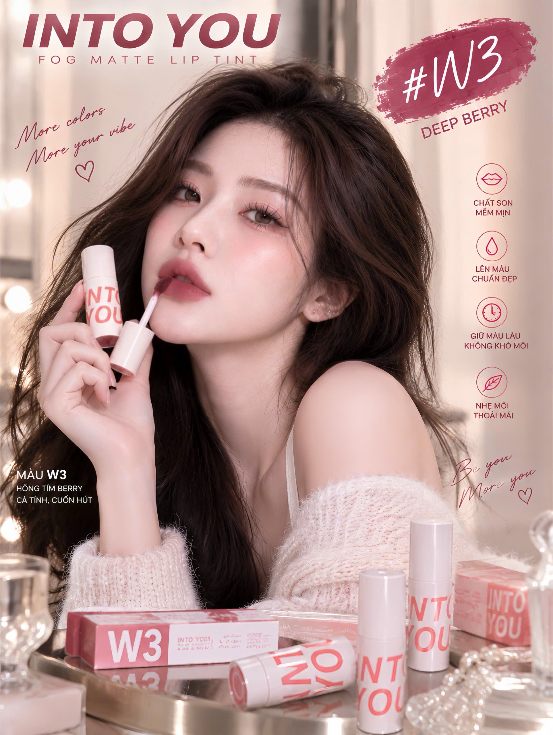 Son Kem Lì INTO YOU CUSTOMIZED AIRY LIP MUD