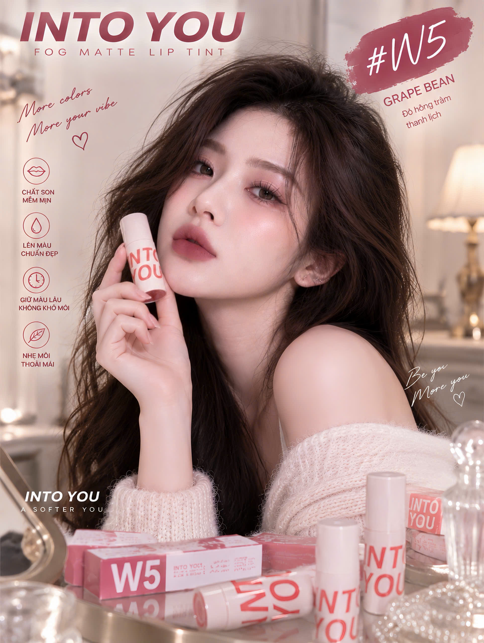 Son Kem Lì INTO YOU CUSTOMIZED AIRY LIP MUD
