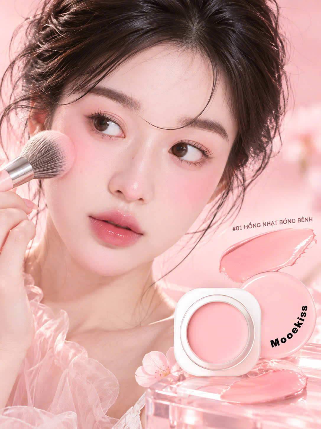Phấn má hồng dạng kem - Mooekiss Romantic  Diverse Colors Blush
