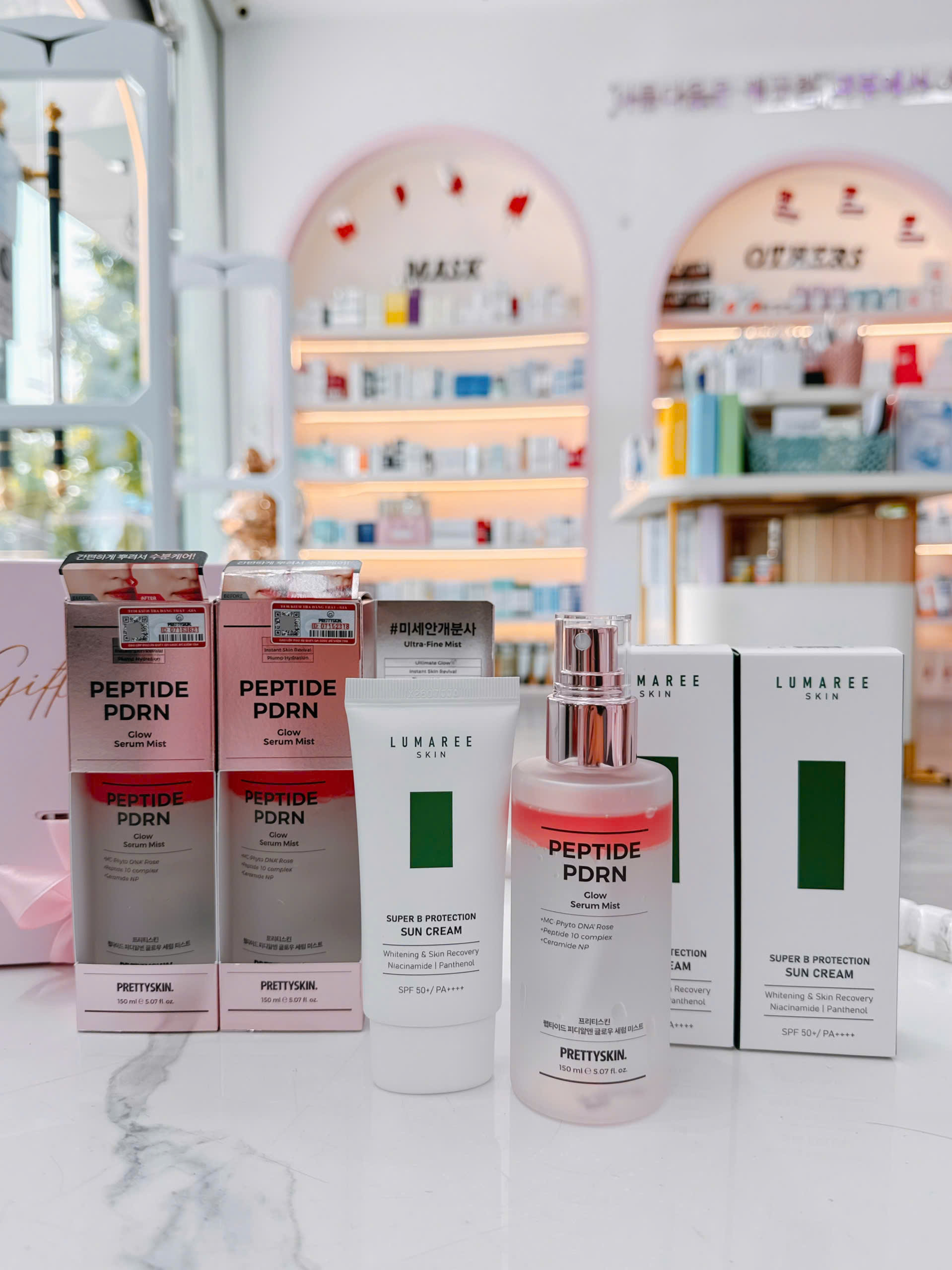[GIẢM 50K] COMBO KCN LUMAREE VÀ XỊT CĂNG BÓNG PRETTYSKIN