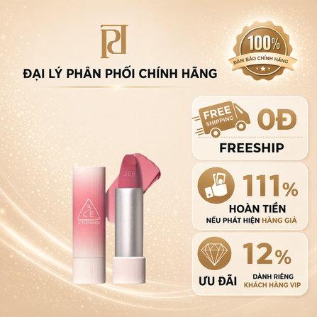 SON THỎI MỀM MÔI 3CE CASHMERE HUG LIPSTICK