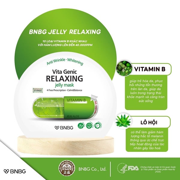 Mặt nạ BNBG Relaxing Jelly
