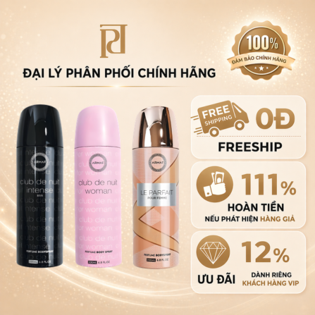 Xịt khử mùi Armaf 200ml