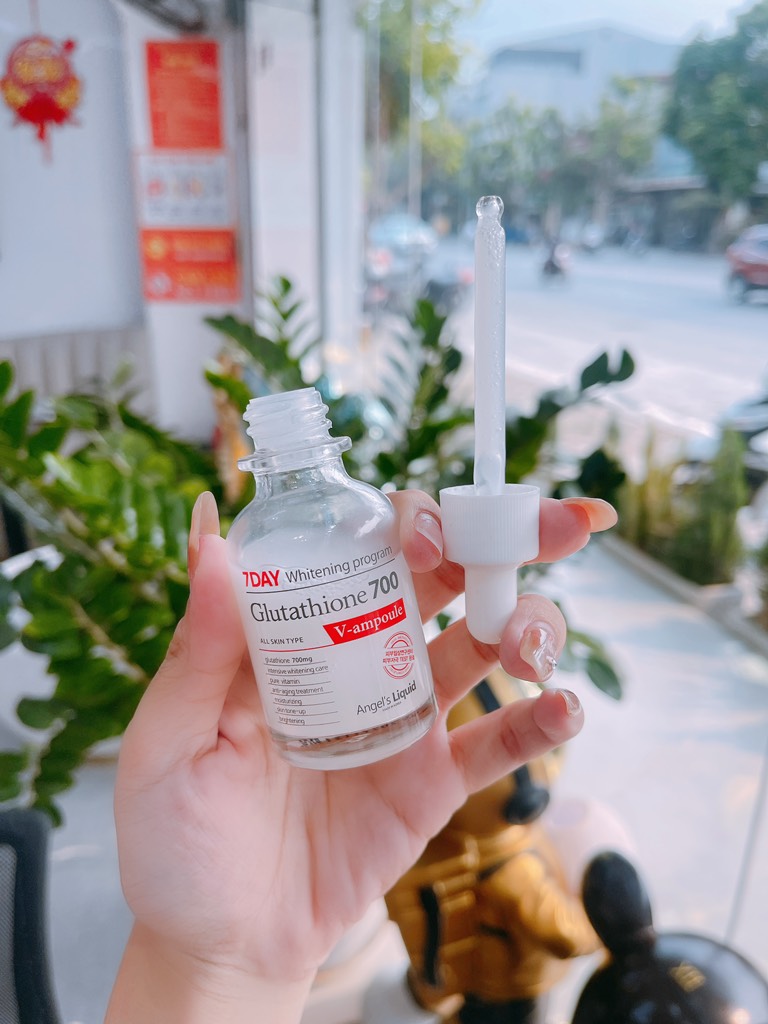 SERUM GLUTATHIONE + NIACINAMIDE 700V AMPOULE ANGEL’S LIQUID MỚI