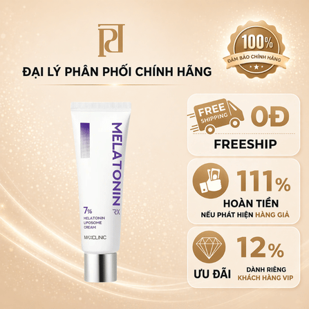 Kem dưỡng chống lão hóa MAXCLINIC MELATONINSHOT CREAM, 50ml (7%)