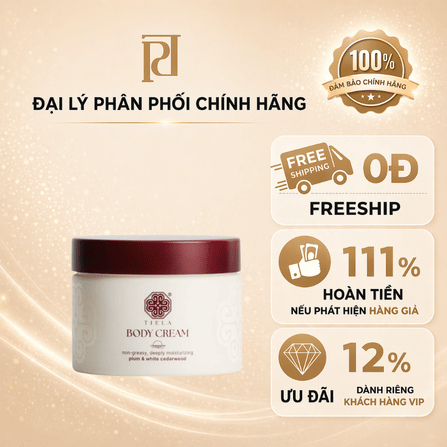 [TIELA] Kem Dưỡng Ẩm Body TIELA Sunset Collection 200ml