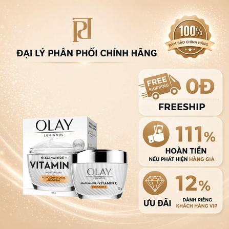 OLay Lum Kem Dưỡng Da Vitamin C 50GX6