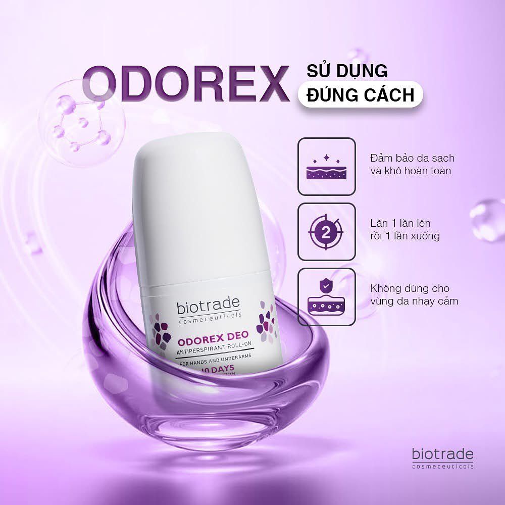 Lăn khử mùi ODOREX DEO Antiperspirant roll-on for hands and underarms 20ml