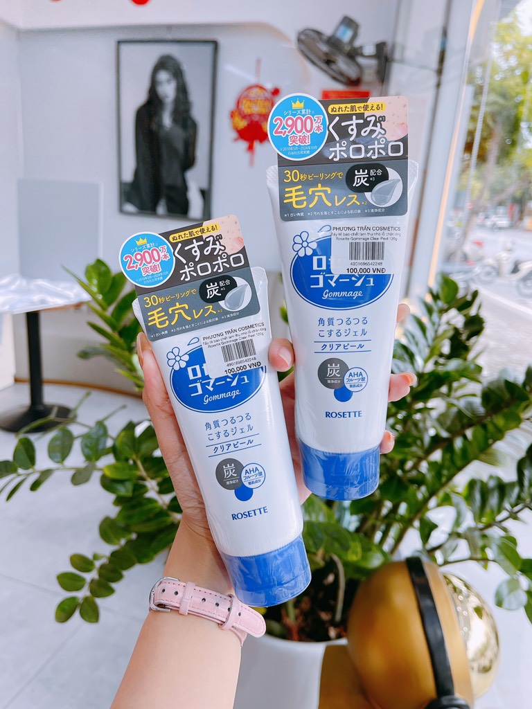 Tẩy tế bào chết làm thu nhỏ lỗ chân lông Rosette Gommage Clear Peel 120g