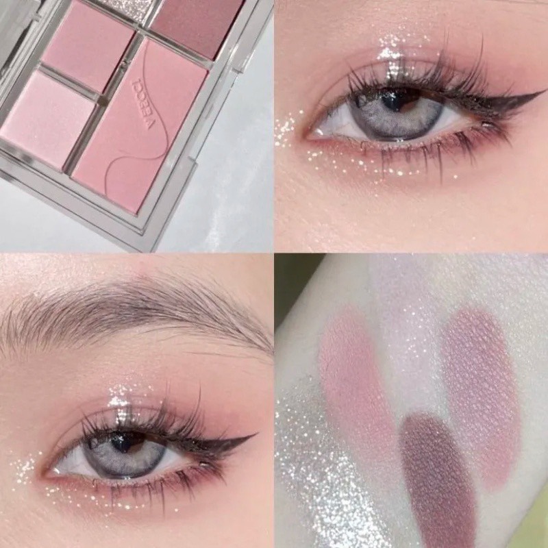 Bảng phấn mắt 5 màu VEECCI QIMENG FIVE COLOR EYE SHADOW DISK