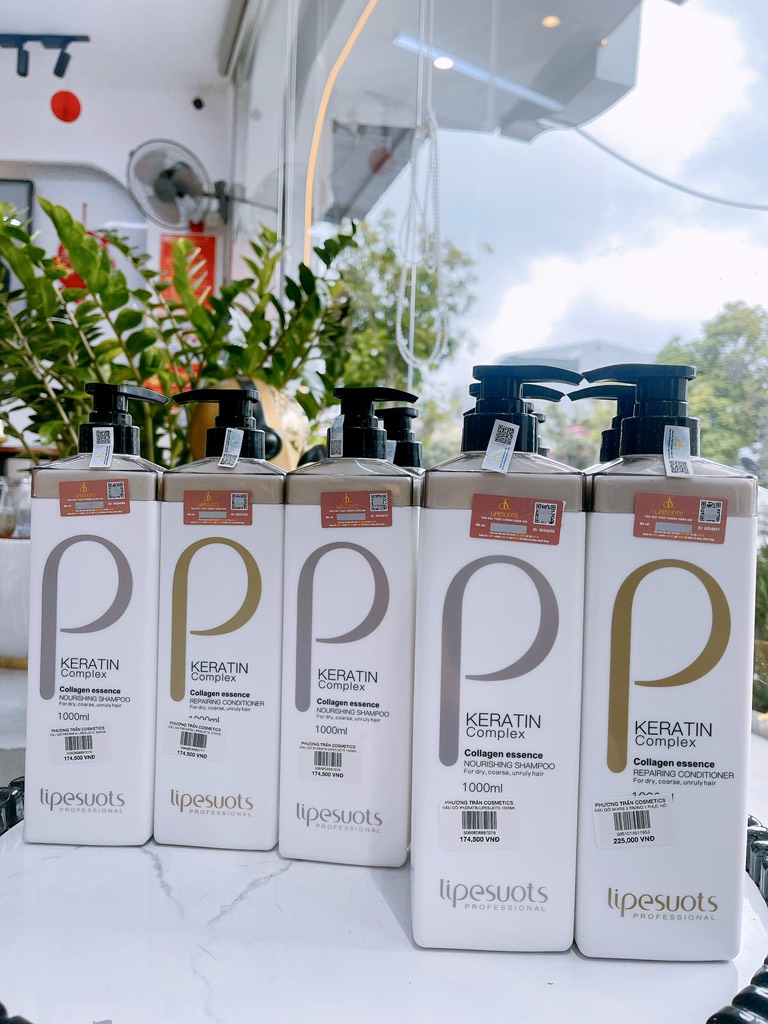 Cặp gội xả Pkeratin 1000ML