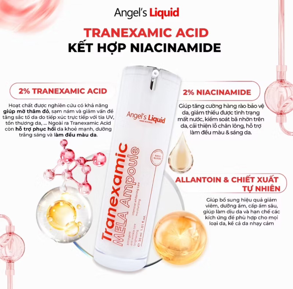SERUM TRANEXAMIC ACID MỜ NÁM ANGEL’S LIQUID ( CTY - VAT )
