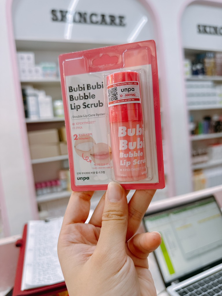 TẨY DA CHẾT MÔI BUBI BUBI BUBBLE ( CTY - VAT )