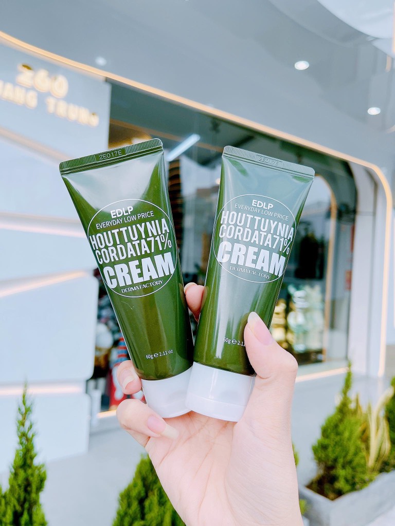 KEM DƯỠNG DERMA FACTORY EDLP HOUTTUYNIA CORDATA 71%