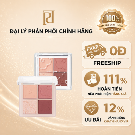 BẢNG PHẤN MẮT 4 MÀU JUDYDOLL 4-COLORS EYESHADOW