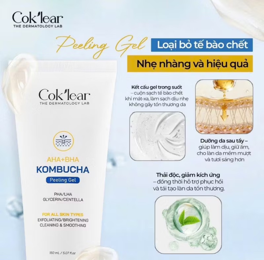 TẨY TẾ BÀO CHẾT CO’KLEAR KOMBUCHA