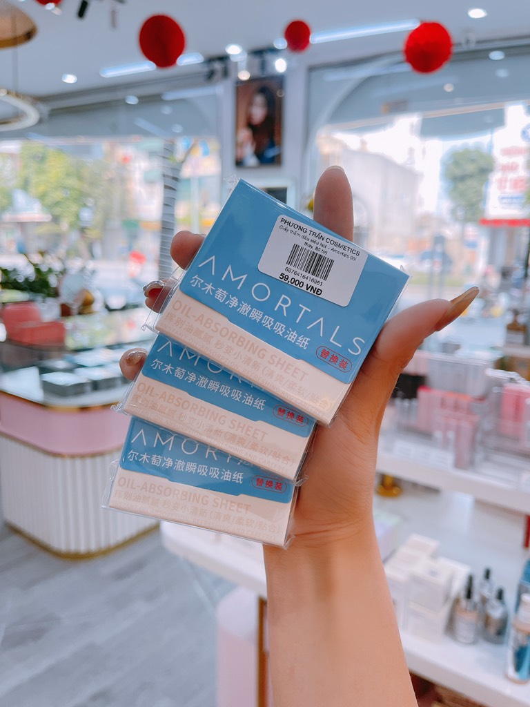 Giấy thấm dầu siêu hút – Amortals (lõi thay, 80 tờ)