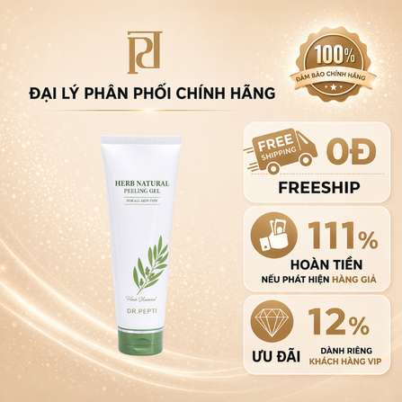 TẨY TẾ BÀO CHẾT DR.PEPTI ( CTY - VAT )