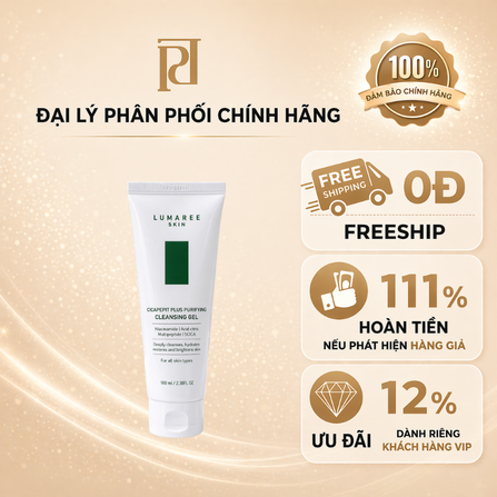SỮA RỬA MẶT LUMAREE CICAPEPTI PLUS PURIFYING CLEANSING GEL 50ML