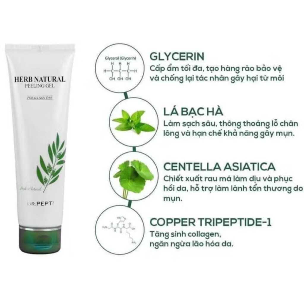 TẨY TẾ BÀO CHẾT DR.PEPTI ( CTY - VAT )