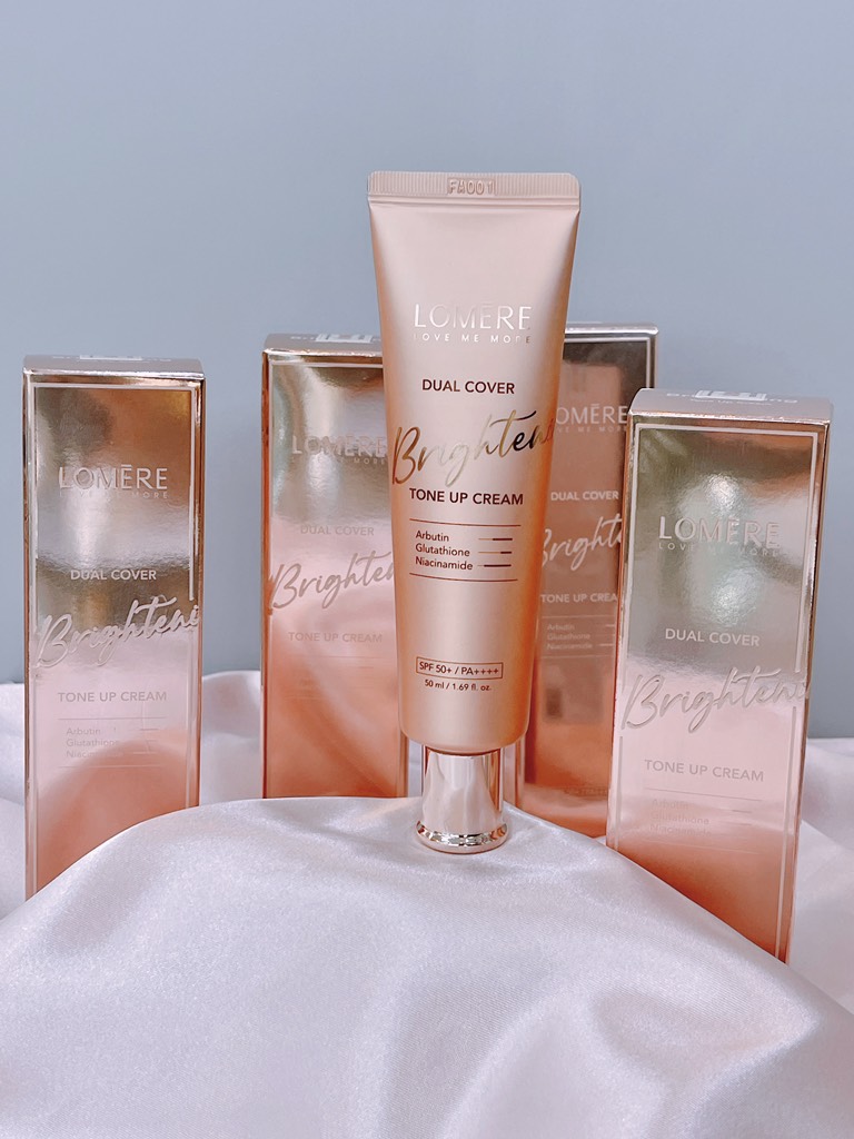 KEM DƯỠNG NÂNG TÔNG LOMERE DUAL COVER BRIGHTENING TONE UP CREAM - 50ML