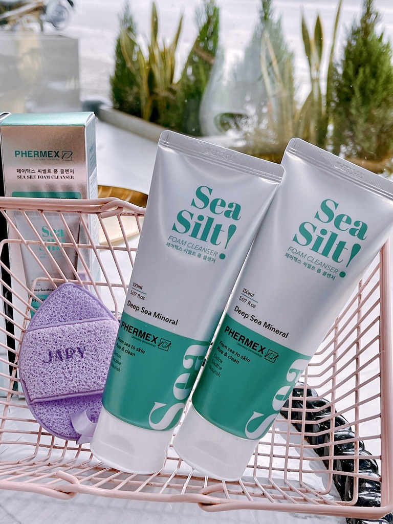 Sữa rửa mặt tạo bọt bùn biển 150ml (Phermex sea silt foam cleanser)