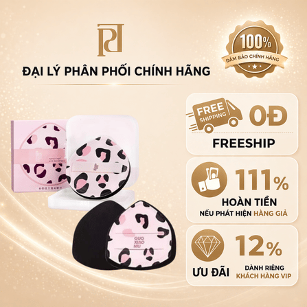 Mút tán nền báo đốm Guangzhou Meiyan Whisper Makeup