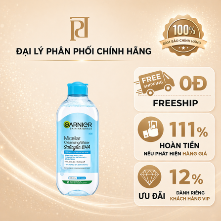 G4454402 - 019670 - GRN Nước Tẩy Trang Salicylic BHA Blue 400ML