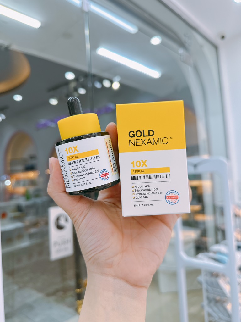 SERUM DƯỠNG TRẮNG CẢI THIỆN SẮC TỐ ĐA TẦNG ANODIN GOLDNEXAMICTM 10X ( CTY - VAT )