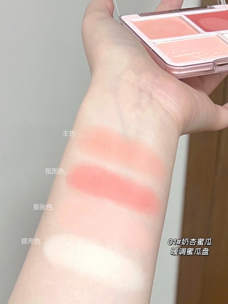 PHẤN MÁ HỒNG & BẮT SÁNG JUDYDOLL BLUSH & HIGHLIGHT PALETTE