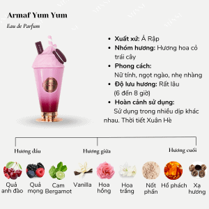 Nước hoa Armaf Delights Yum Yum 100ml