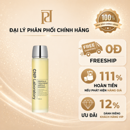 CNP PROPOLIS AMPUL ESSENCE [ Tinh chất keo ong CNP Propolis treatment chai lớn 150ml -CHAI CAO ]