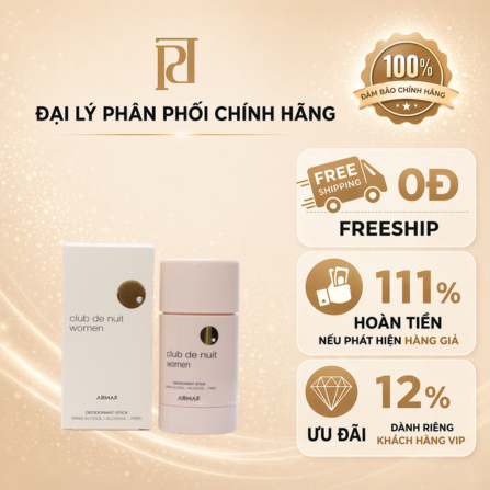 Lăn Khử Mùi Armaf Club De Nuit Woman 75g