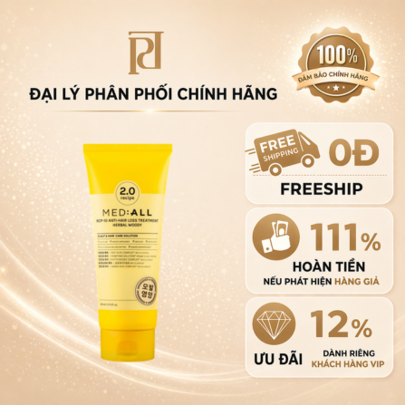 DẦU XẢ MED:ALL RCP-10 ANTI HAIR LOSS THEATMENT HERBAL WOODY