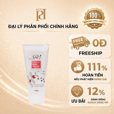 SHCI TẨY TẾ BÀO CHẾT TOÀN THÂN ( CÀ PHÊ )